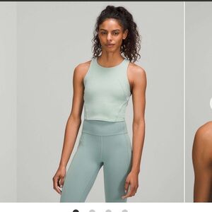 Lululemon Silver Blue Invigorate Tank Top